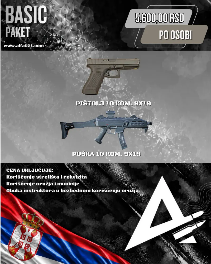 Flajer paketa Basic